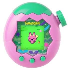 Tamagotchi Paradise Pink Land dial focuses on hands-on nurturing play.