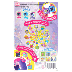 Tamagotchi Paradise purple sky shell close-up with stylish design.