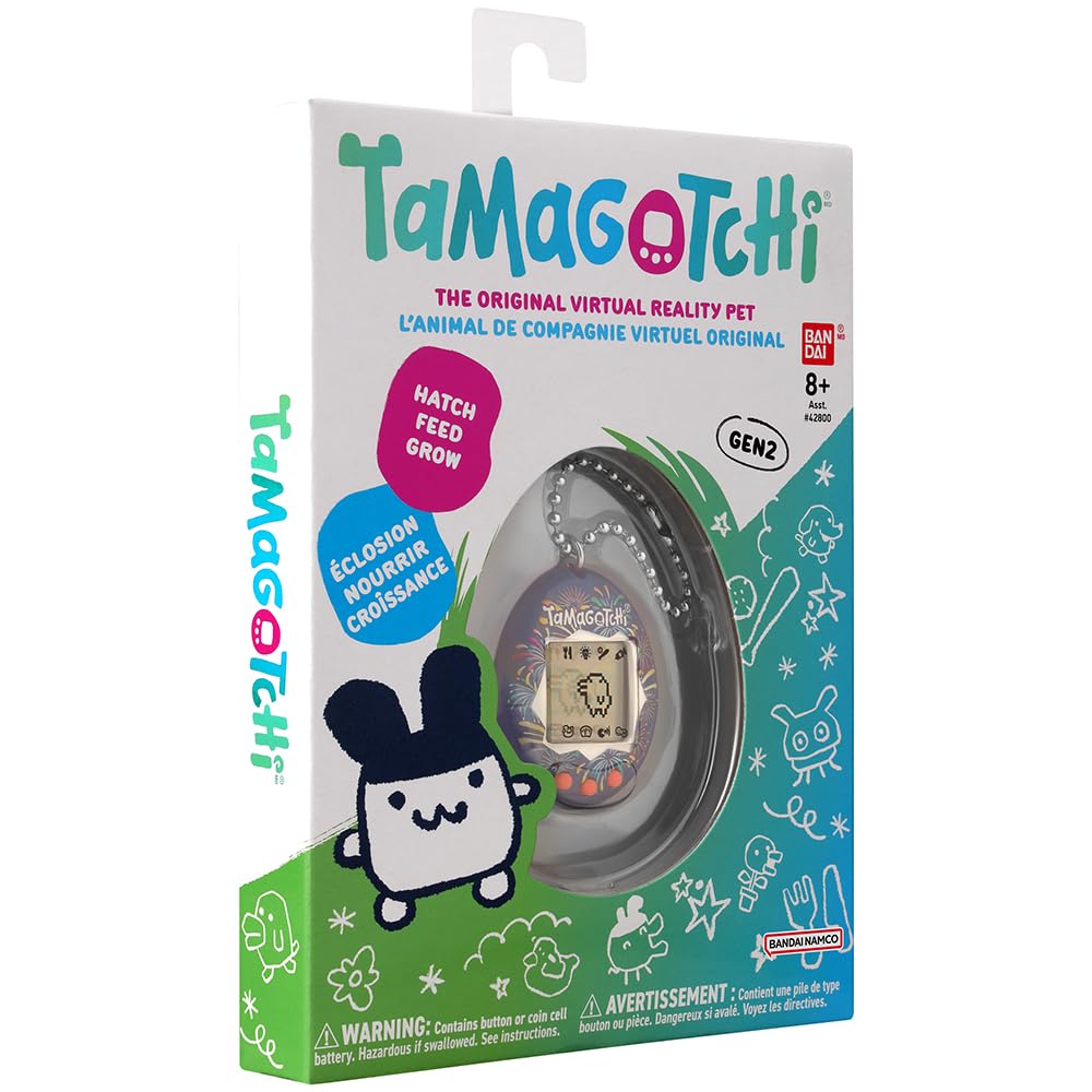 Tamagotchi pink buttons on Festival Sky invite tactile interaction and delight.