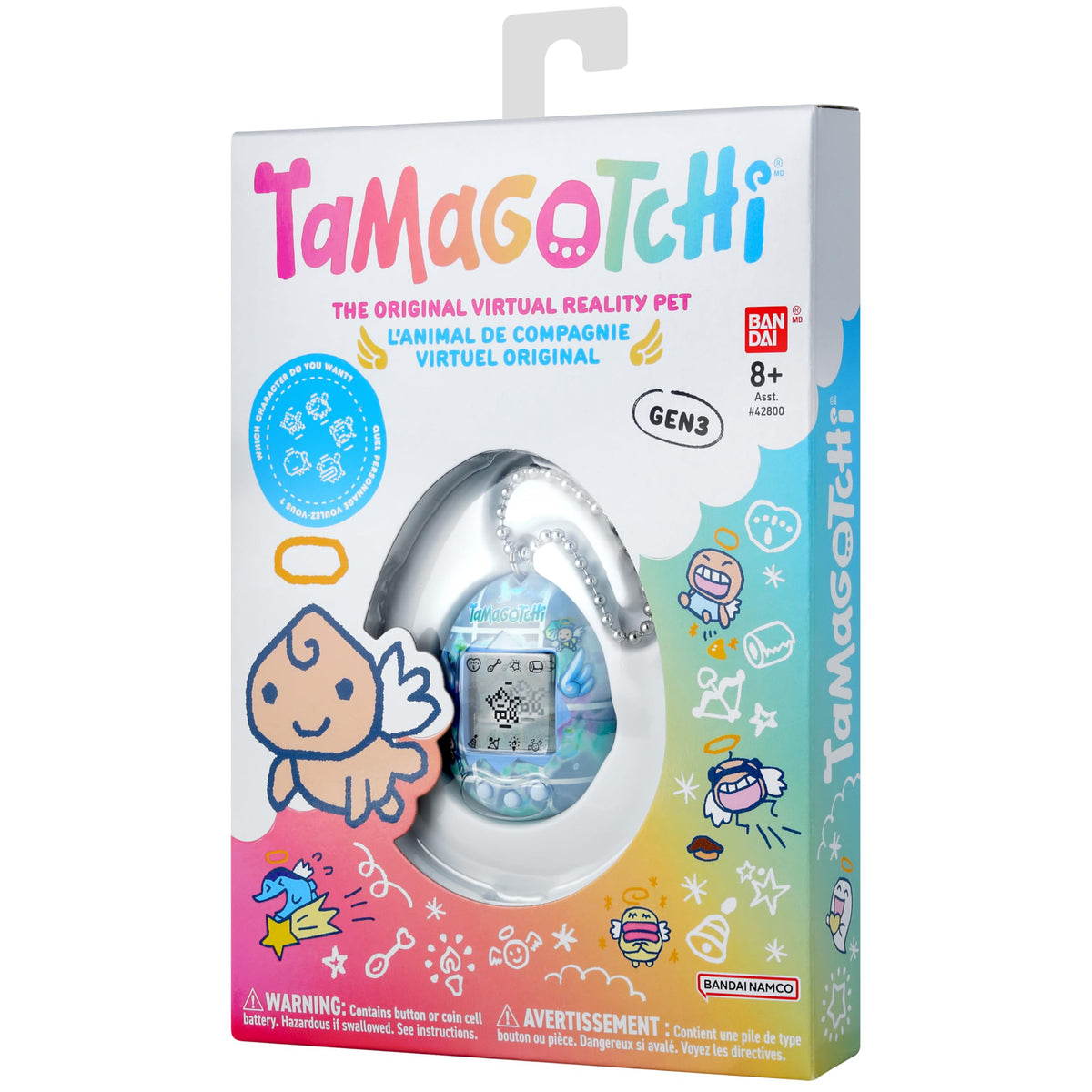 Obaketchi ghost character influences which Tamagotchi Angel adult you unlock