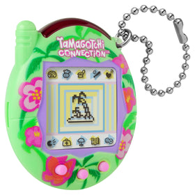 Tamagotchi Tropical Flower colorful shell design evokes nostalgic handheld entertainment