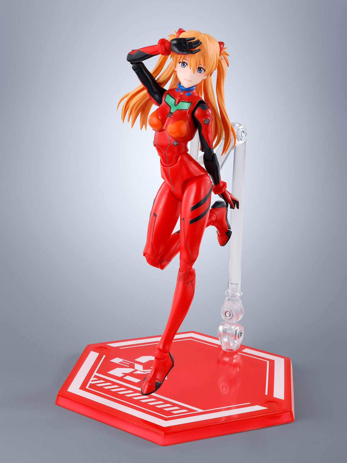 Tamashii Nations Asuka display setup for storytelling scenes