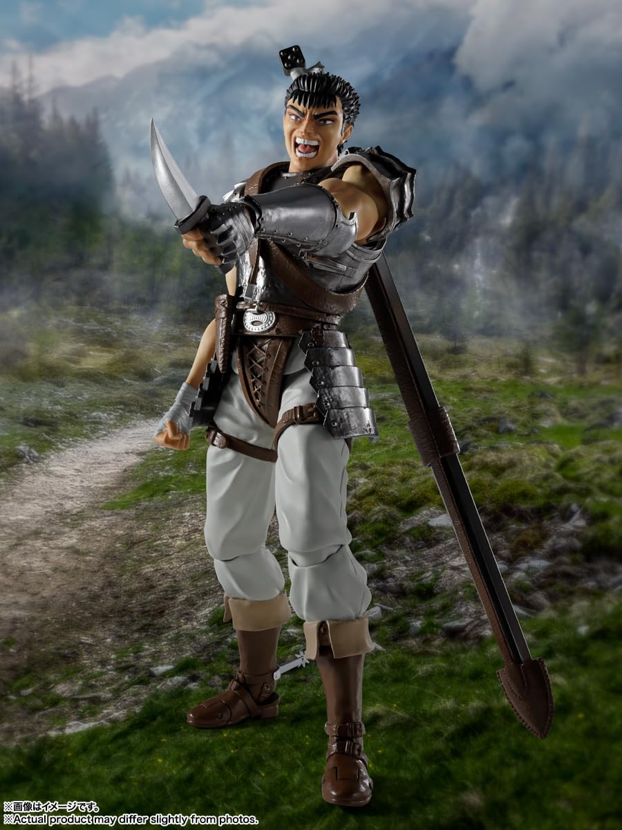 Tamashii Nations Guts replacement wrists enable expressive poses