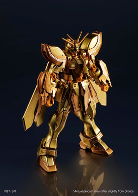 Back-mounted generators on Burning Gundam swivel for flexible action stances