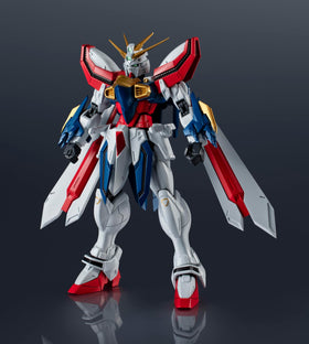 Burning Renewal Gundam Universe articulation range enables dramatic action poses.