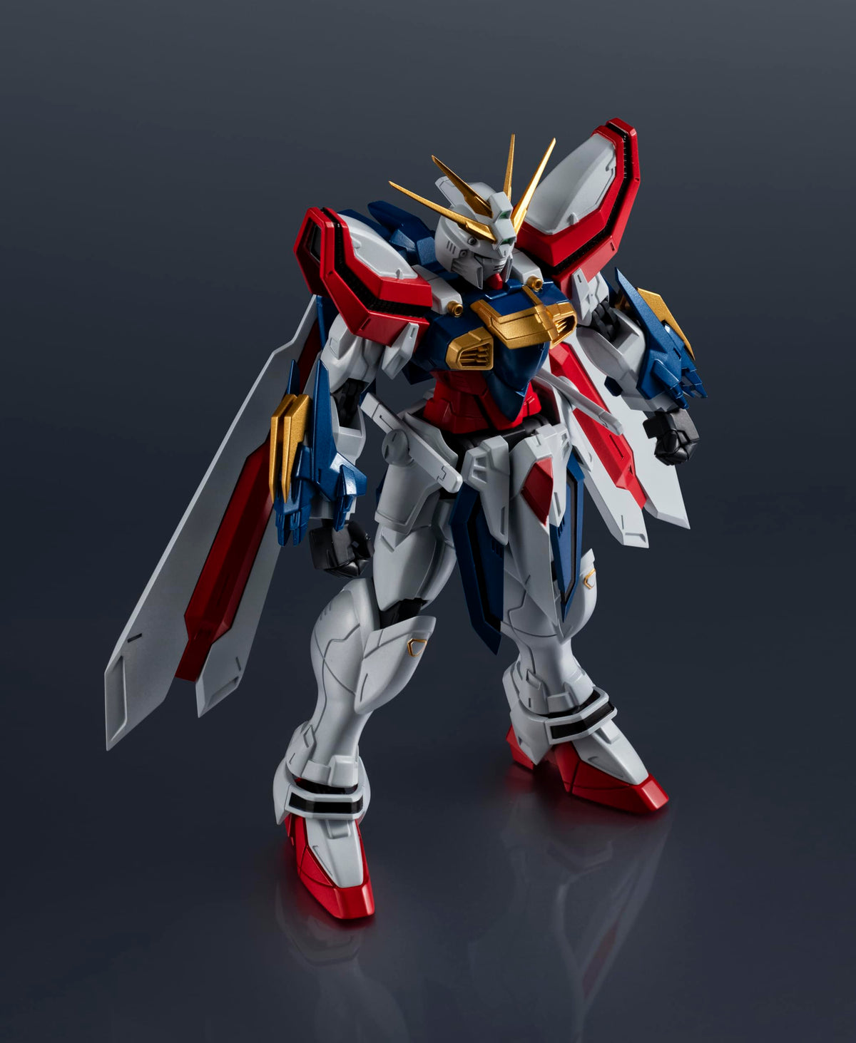 Burning Renewal Gundam Universe chest parts for signature stances customization.