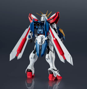 Tamashii Nations Burning Renewal Gundam Universe interchangeable hands for expressive gestures.