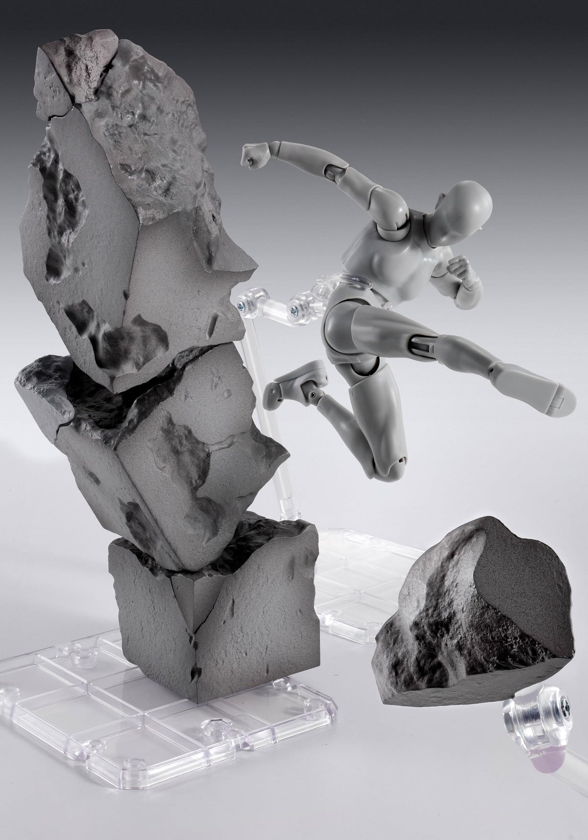 TAMASHII NATIONS Concrete Crash joints enable flexible posing for dynamic scenes