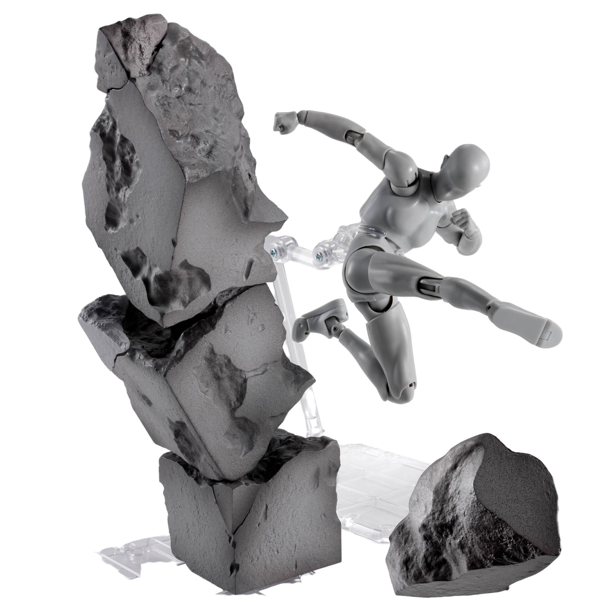 TAMASHII NATIONS Concrete Crash pillars for dramatic impact display of S.H.Figuarts