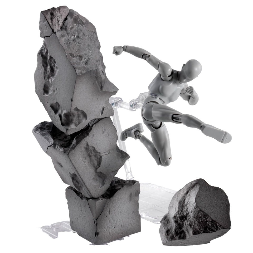 TAMASHII NATIONS Concrete Crash pillars for dramatic impact display of S.H.Figuarts