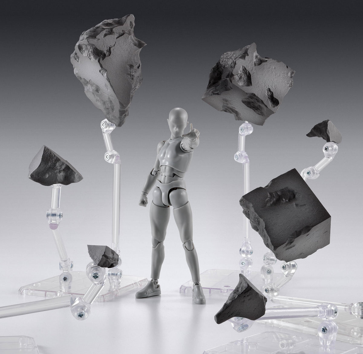 TAMASHII NATIONS Concrete Crash scene-effects imagery shows high energy display moments