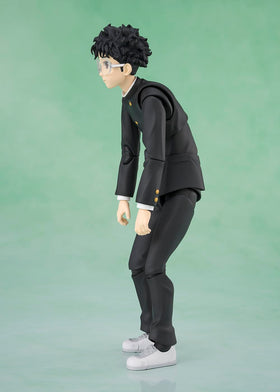 Tamashii Nations Okarun S.H.Figuarts Turbo Baba accessory for playful poses.
