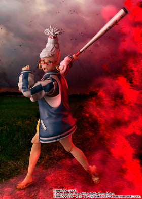 Tamashii Nations DanDaDan Seiko S.H.Figuarts packaging includes official Bandai Namco label.