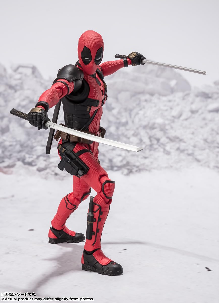 Dual swords with sheath parts for action-ready posing