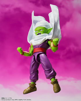 Tamashii Nations Dragon Ball DAIMA Piccolo mini S.H.Figuarts body and facial parts close-up