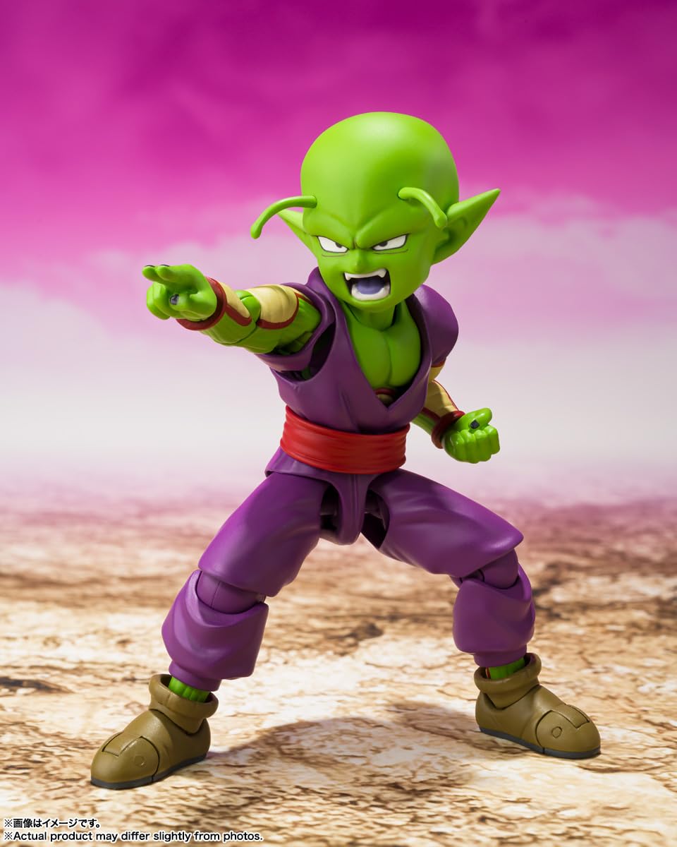 Tamashii Nations Dragon Ball DAIMA Piccolo mini S.H.Figuarts packaging and contents