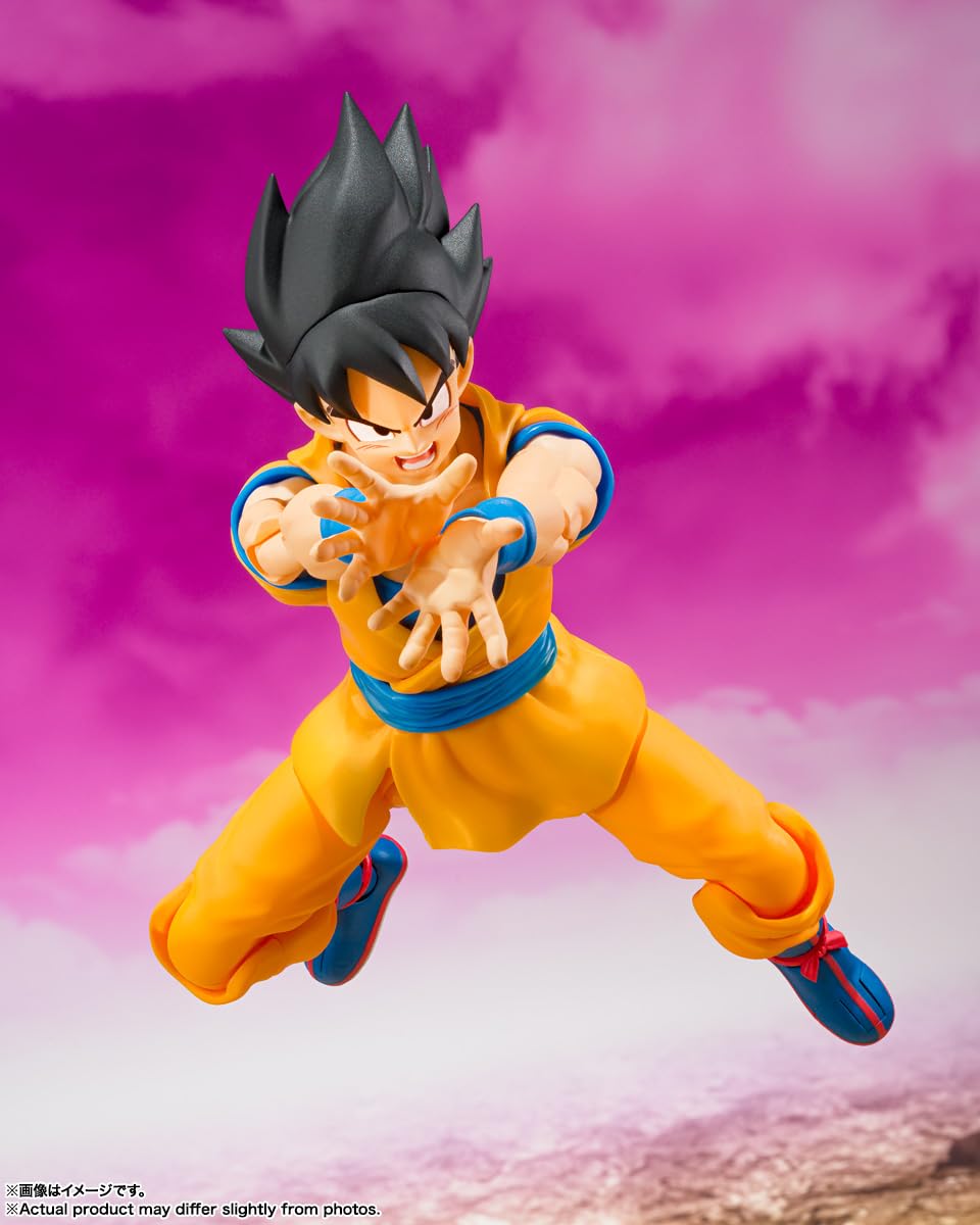 TAMASHII NATIONS Dragon Ball DAIMA Son Goku S.H.Figuarts licensed box confirms authenticity.