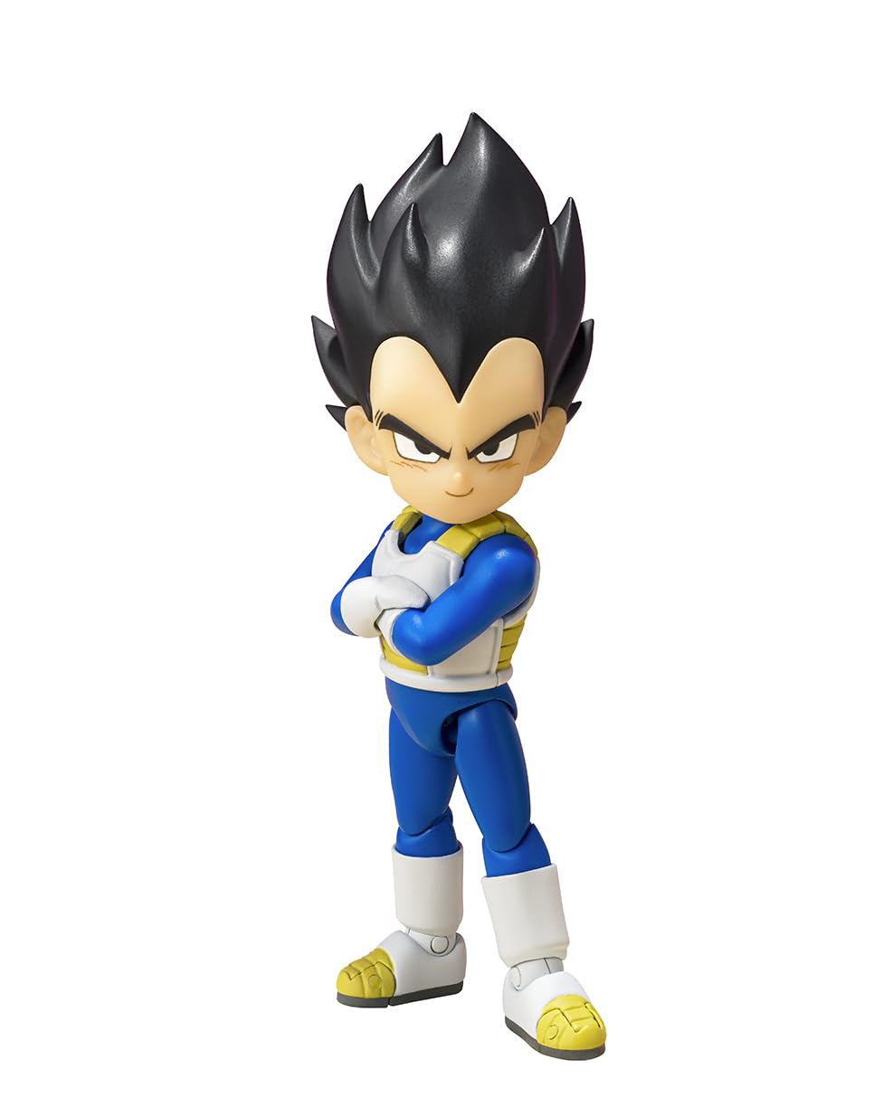Tamashii Nations Dragon Ball DAIMA Vegeta mini figure on display for collectors