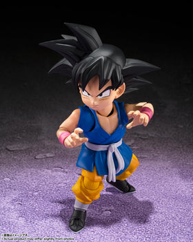 TAMASHII NATIONS Dragon Ball GT Son Goku S.H.Figuarts Kamehameha energy effect in action