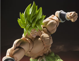 Tamashii Nations Dragon Ball Super Broly S.H.Figuarts box label confirms licensed product