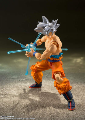 TAMASHII NATIONS Son Goku Ultra Instinct ball energy effect for action visuals