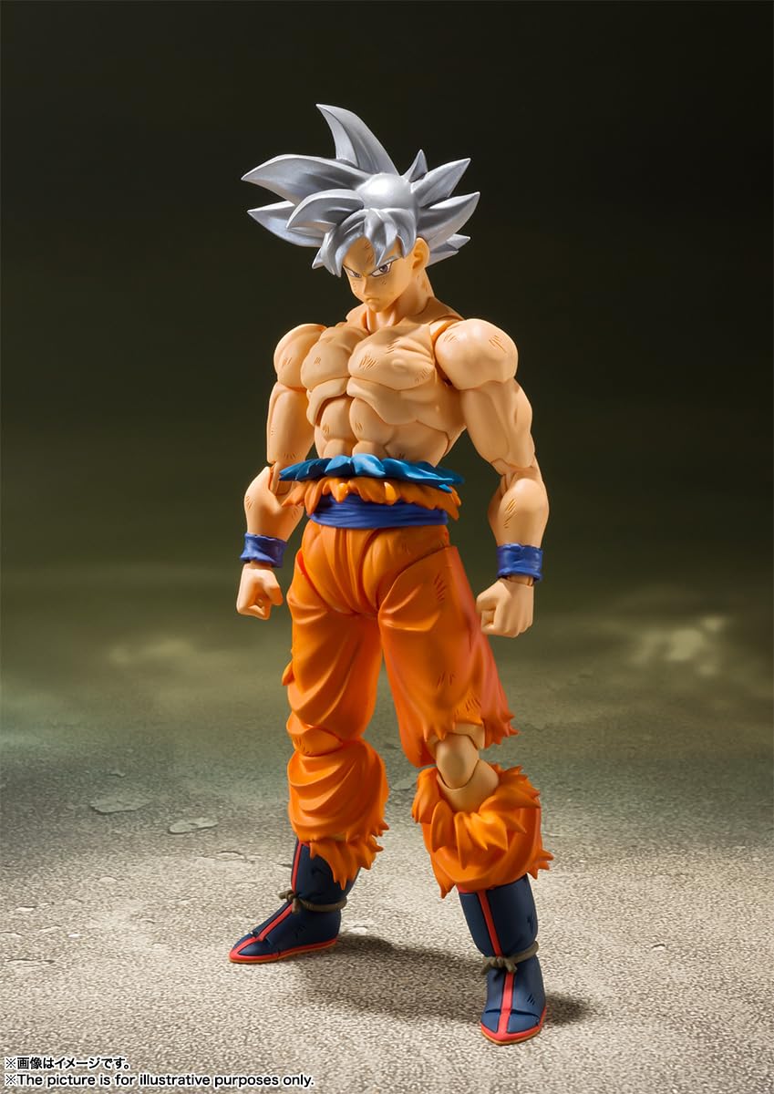 TAMASHII NATIONS Son Goku Ultra Instinct expression variant 2 for dynamic scenes