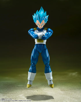 Tamashii Nations Dragon Ball Super SSGSS Vegeta folded arms for classic stance