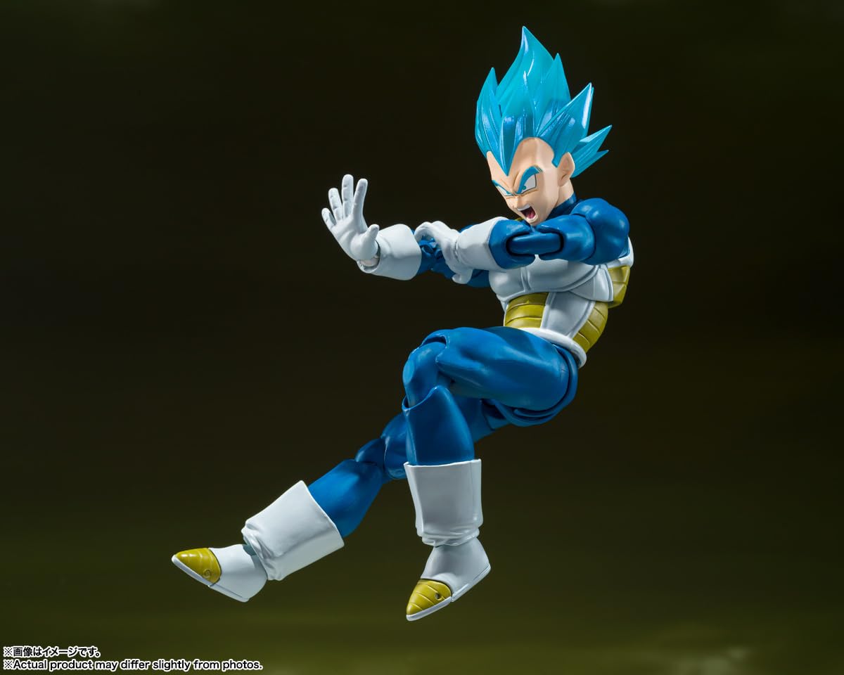 Tamashii Nations Dragon Ball Super SSGSS Vegeta official licensing ensures authentic quality