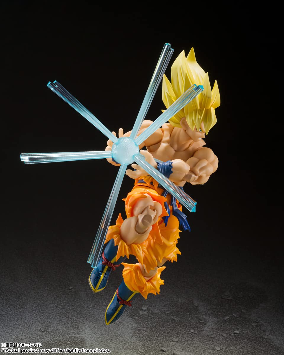 Front-angle pose option for the Goku S.H.Figuarts figure