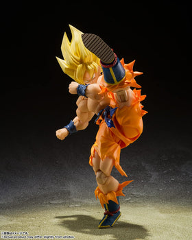 Goku hair part for updating look on display