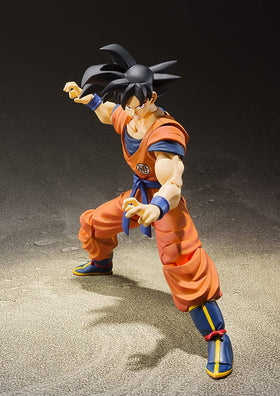 TAMASHII NATIONS Son Goku S.H.Figuarts with expressive parts for dramatic scenes.