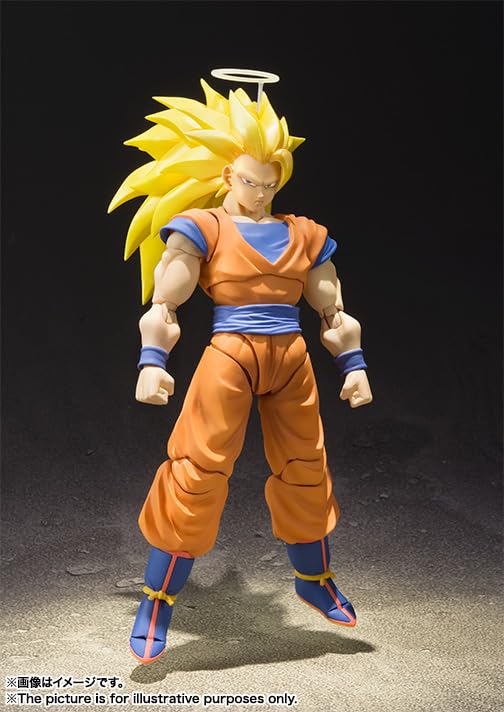 Tamashii Nations Dragon Ball Z Son Goku S.H.Figuarts optional hands enable expressive poses.