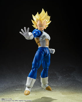 Tamashii Nations Dragon Ball Z Vegeta Awakened Blood facial expressions for scene recreation.