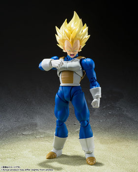Tamashii Nations Dragon Ball Z Vegeta Awakened Blood crossed-arm part for iconic poses.