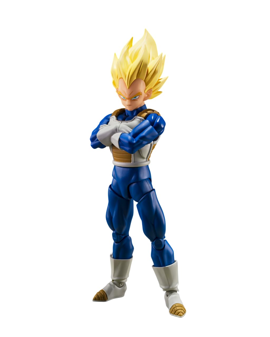 TAMASHII NATIONS Dragon Ball Z Vegeta new sculpt delivering precise anime detail.