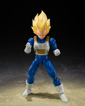 TAMASHII NATIONS Vegeta smirking face for casual action moments.