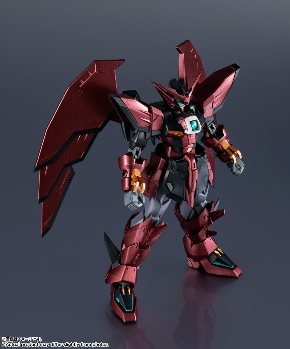 TAMASHII NATIONS Epyon shield with joints enabling flexible posing.