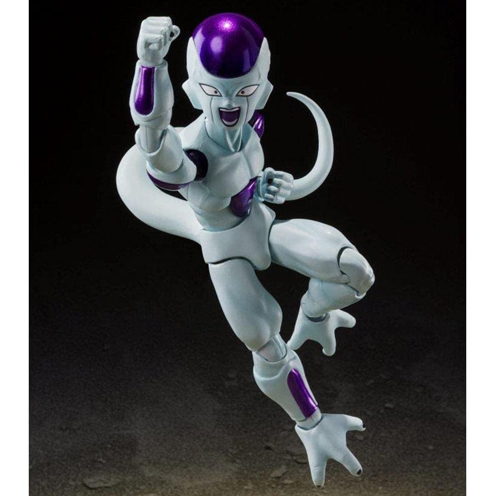Tamashii Nations Frieza Fourth Form halo and tail for enhanced display moments
