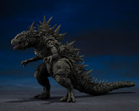 Tamashii Nations Godzilla 2023 Odo Island articulation range enables dramatic roars.