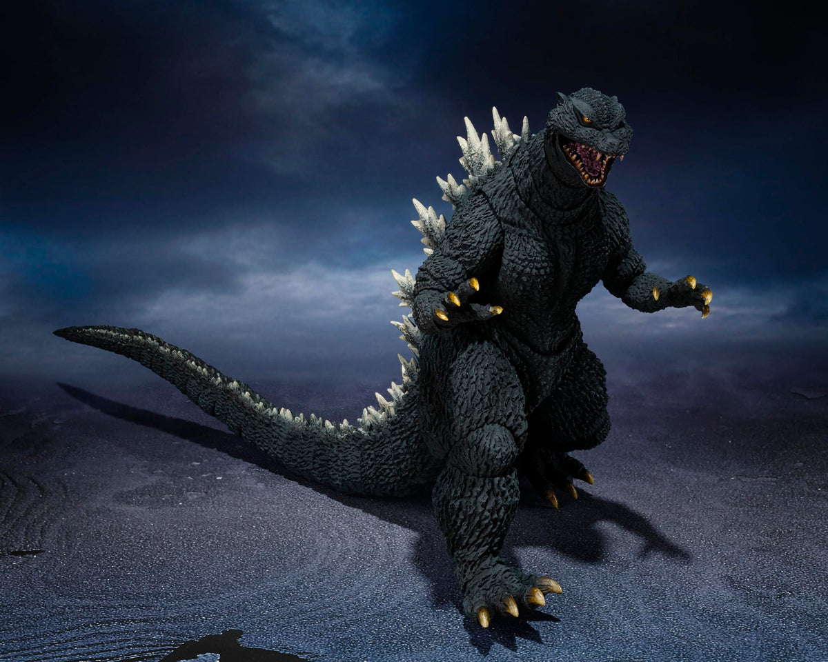 Tamashii Nations Godzilla Final Wars figure precise sculpted details inspired by Yuji Sakai