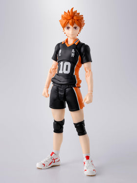 TAMASHII NATIONS Hinata S.H.Figuarts clip pieces secure accessories for dynamic setups.