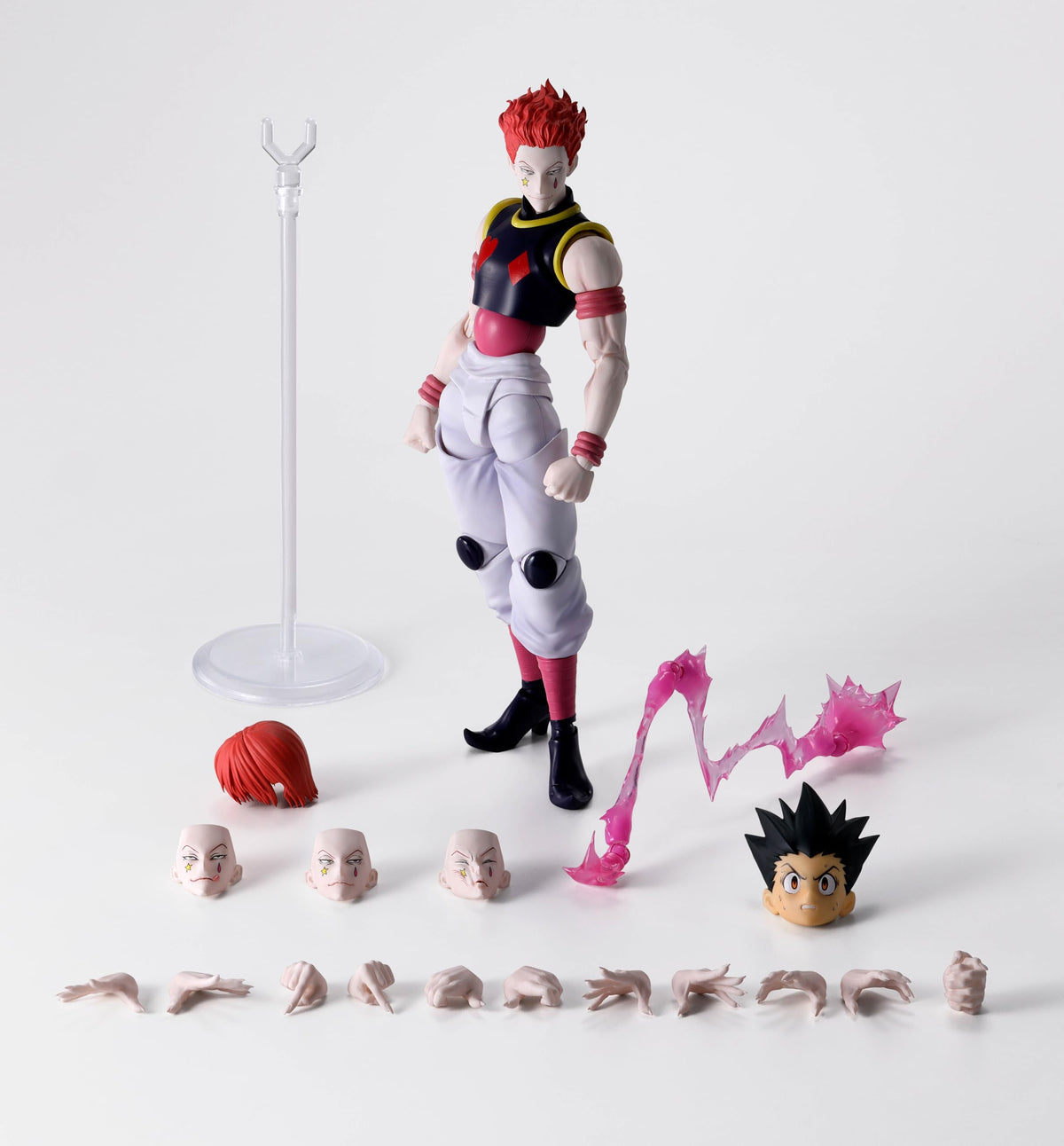 Tamashii Nations Hyskoa S.H.Figuarts Gon bonus expressions for cross-set storytelling.