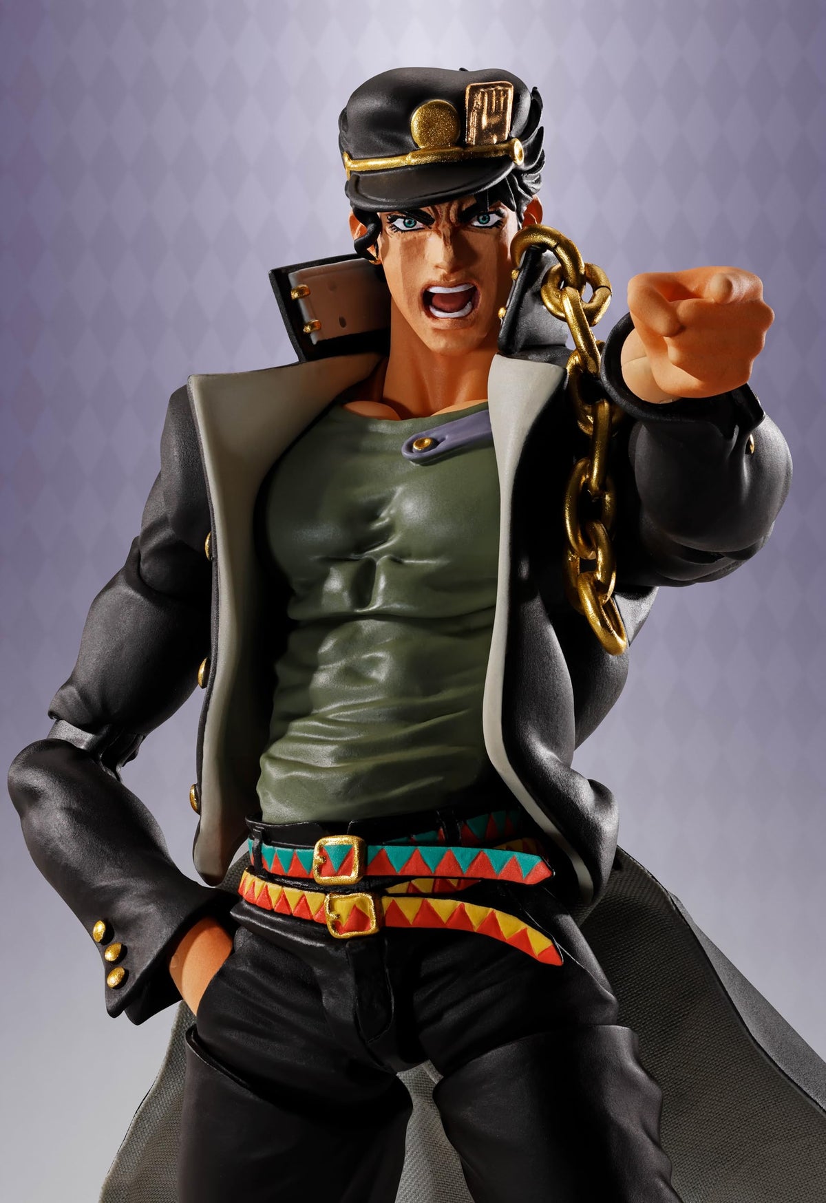Tamashii Nations Jotaro Kujo figuarts facial detail captures intensity