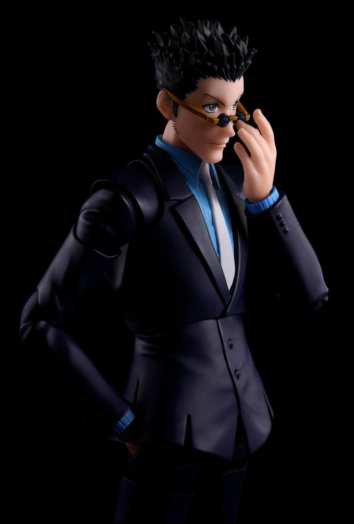 Tamashii Nations Leorio display-ready figure for shelves and showcases.