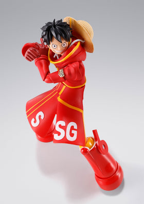 Tamashii Nations Luffy Future Island Egghead figure interchangeable hands enable expressive poses