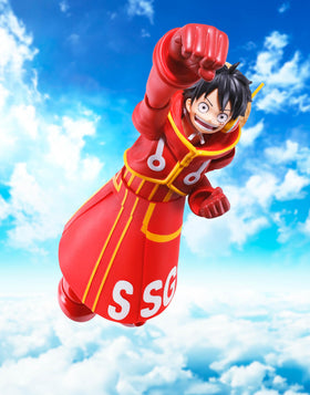 Tamashii Nations Luffy Future Island Egghead official license label indicates authenticity