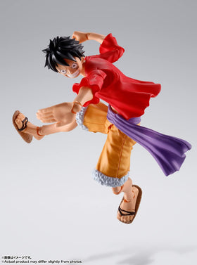 TAMASHII NATIONS Luffy S.H.Figuarts articulation for dynamic posing.