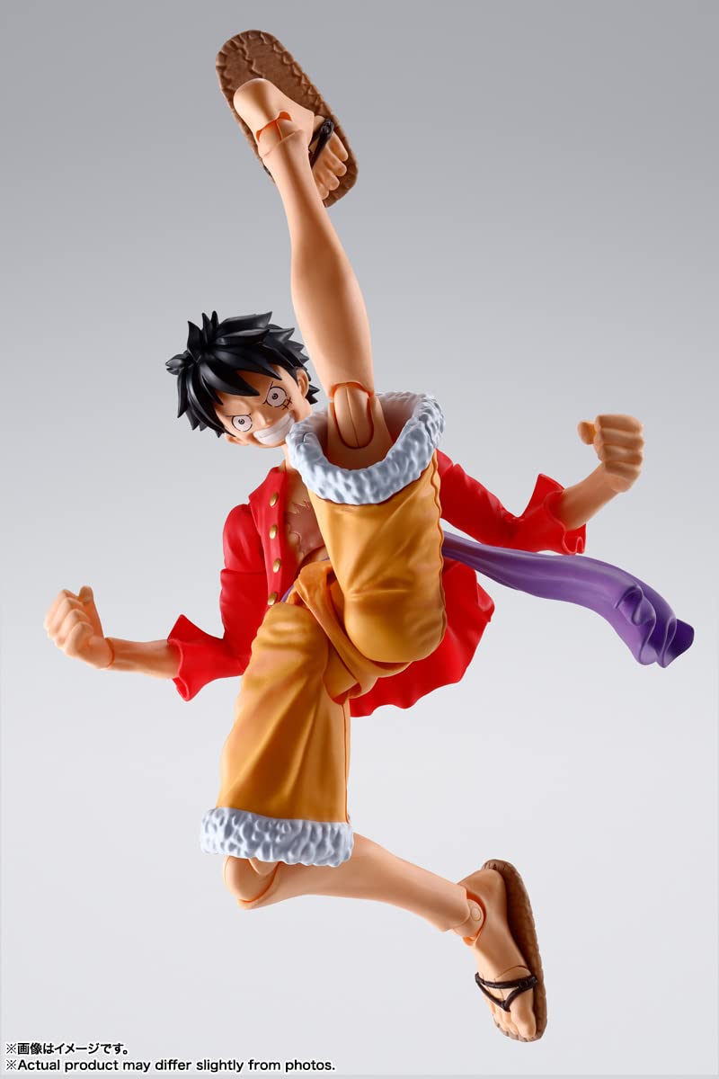 TAMASHII NATIONS Luffy S.H.Figuarts hands for expressive poses.