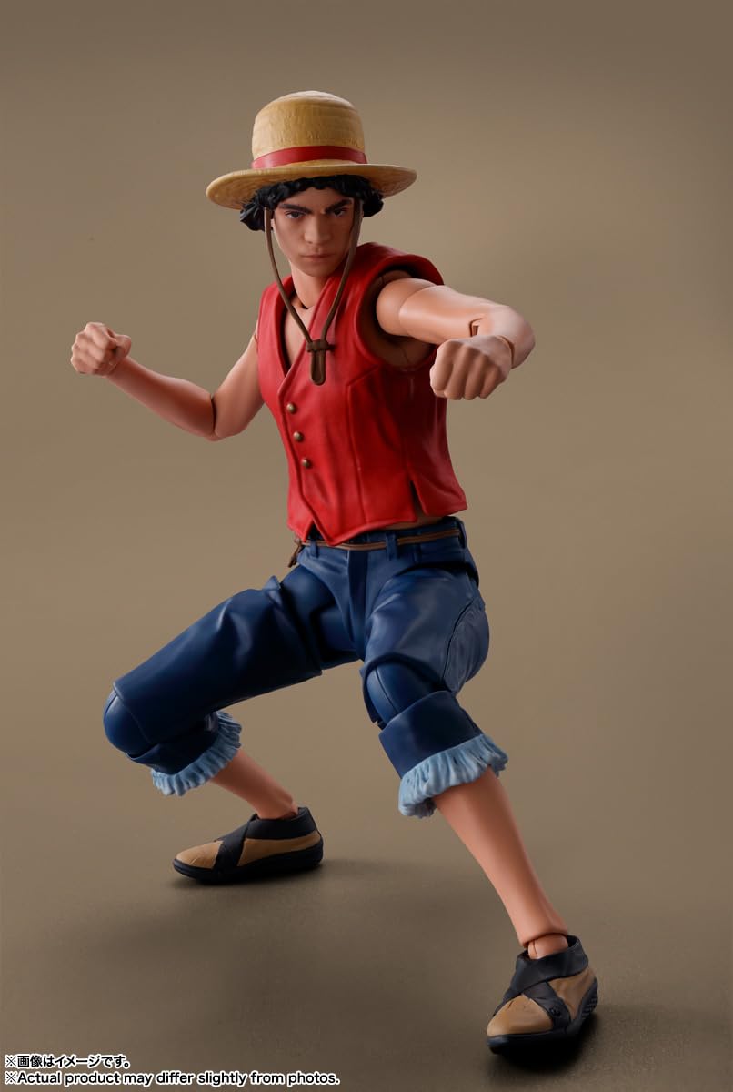 Tamashii Nations Luffy S.H.Figuarts hair option part for varied expressions.