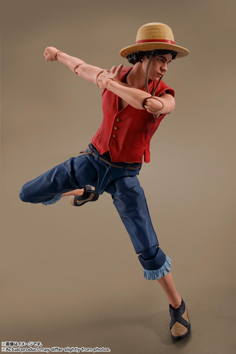 Tamashii Nations Luffy S.H.Figuarts optional face for expressive moods and scenes.